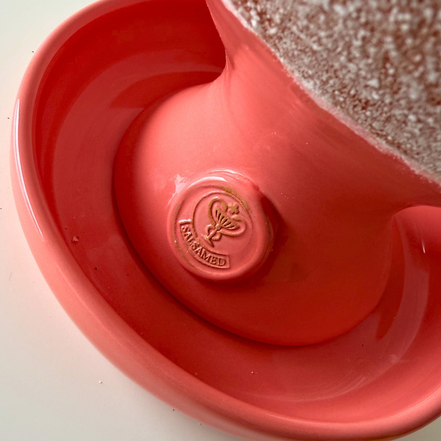 SALSAMED Salzkelch – Koralle (glasiert)