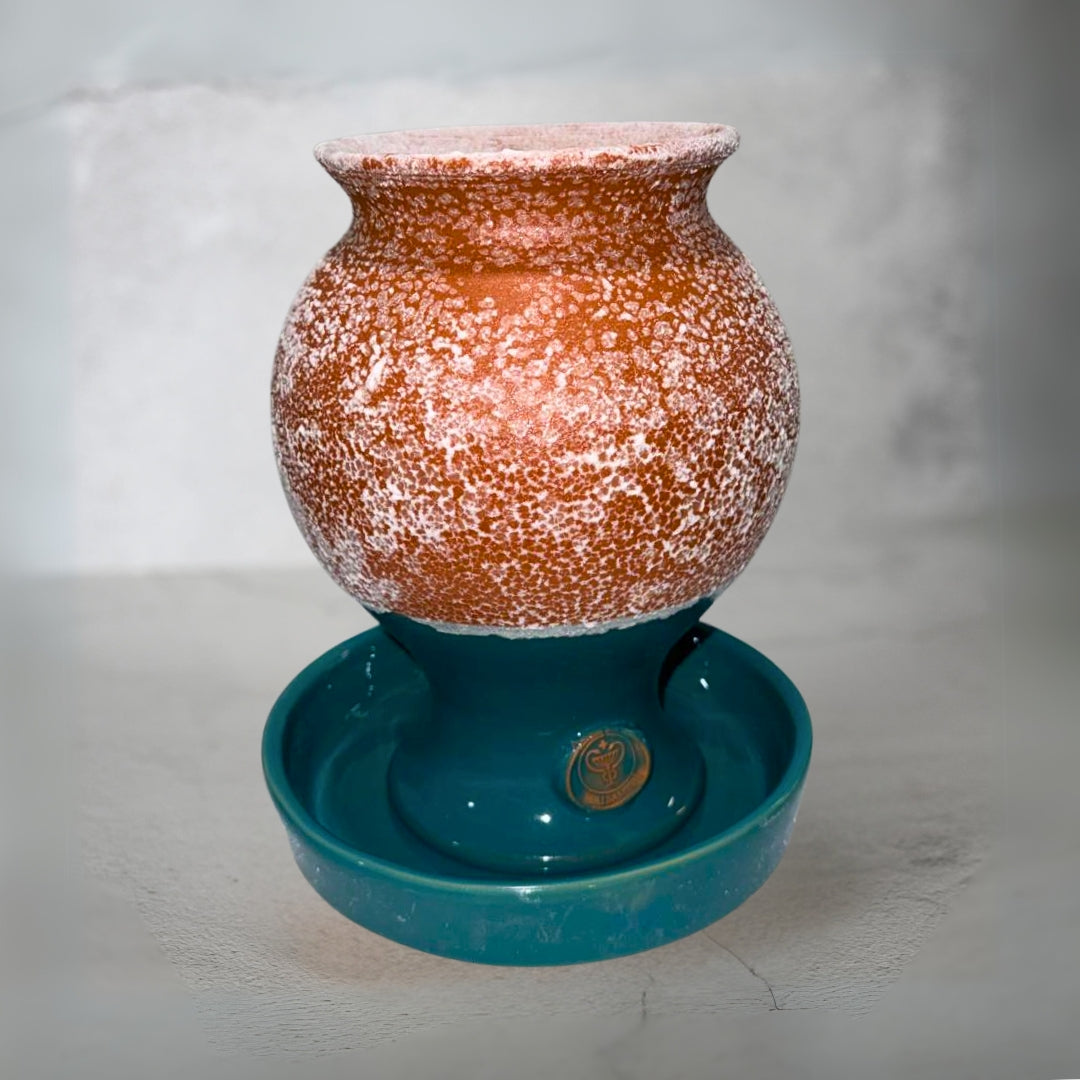 SALSAMED Salzkelch – Farbe Türkis (glasiert), Größe "M"