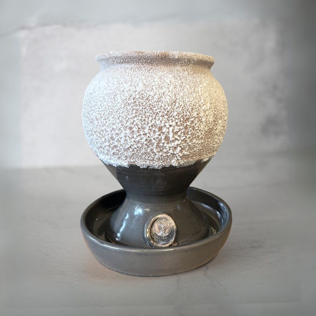 SALSAMED Salzkelch – Farbe Anthrazit (glasiert), Größe "M"