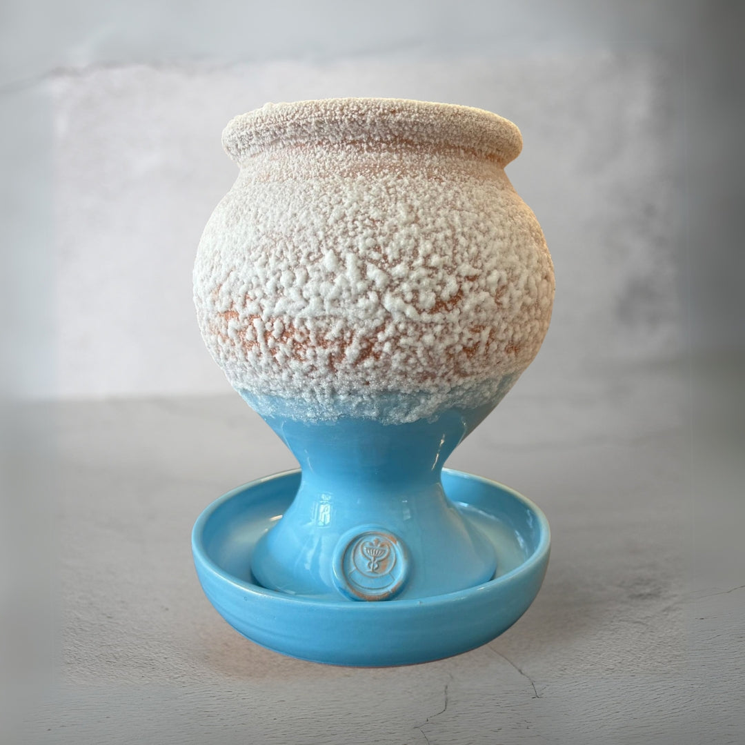 Tasse à sel SALSAMED – Couleur bleue (émaillée), taille « M »