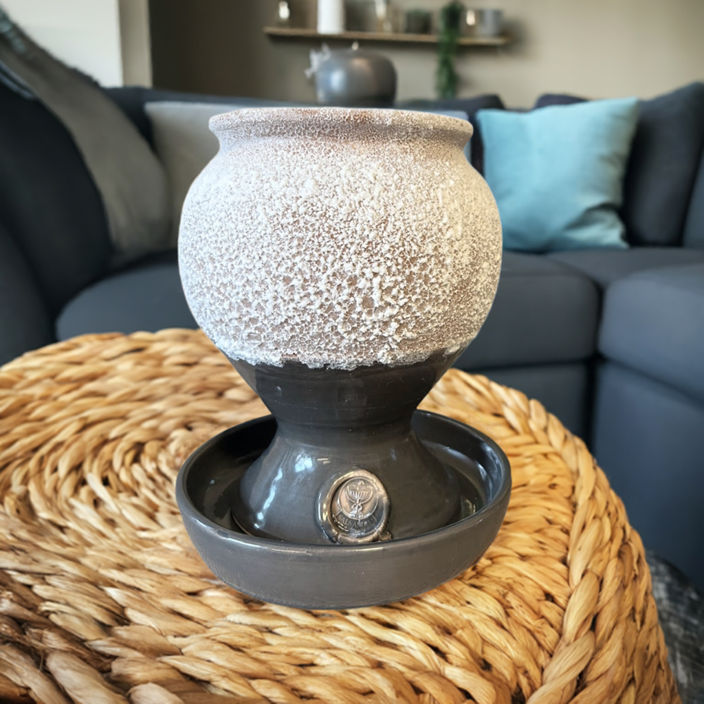 Tasse à sel SALSAMED – couleur anthracite (émaillée), taille « L »