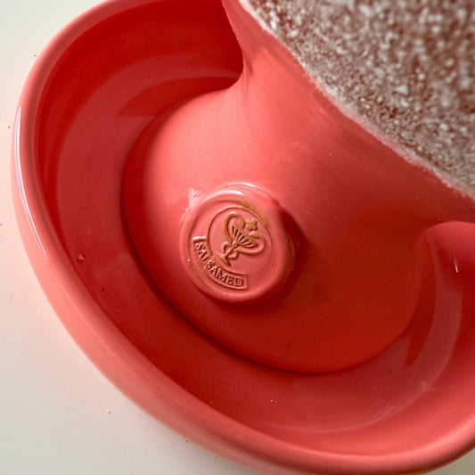 SALSAMED Salzkelch – Koralle (glasiert)