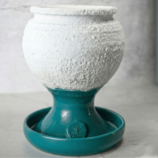 SALSAMED Salzkelch – Petrol (glasiert)