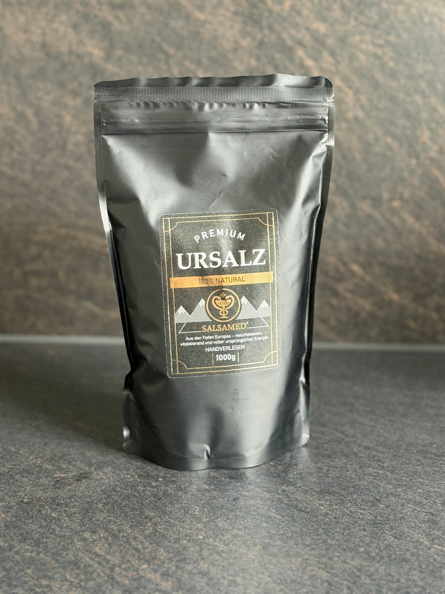 SALSAMED Ursalz (grobkörnig, 1 kg Speisesalz)