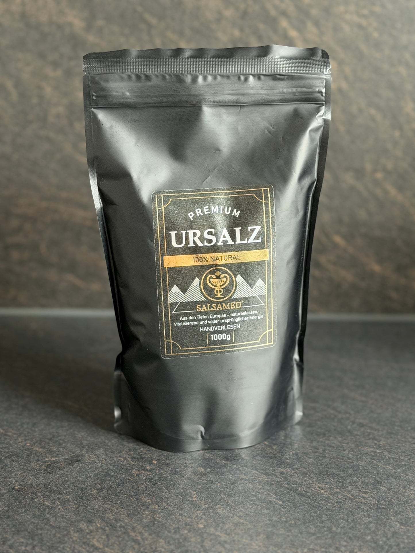 SALSAMED Ursalz (grobkörnig, 1 kg Speisesalz)