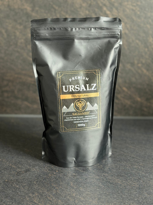 SALSAMED Ursalz (grobkörnig, 1 kg Speisesalz)