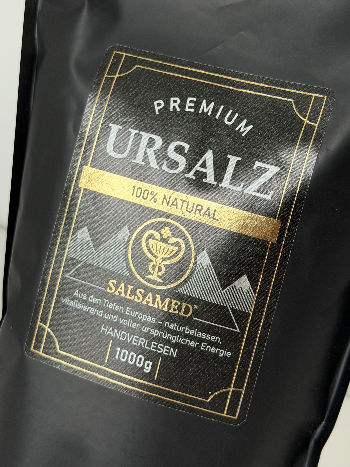 SALSAMED Ursalz (grobkörnig, 1 kg Speisesalz)