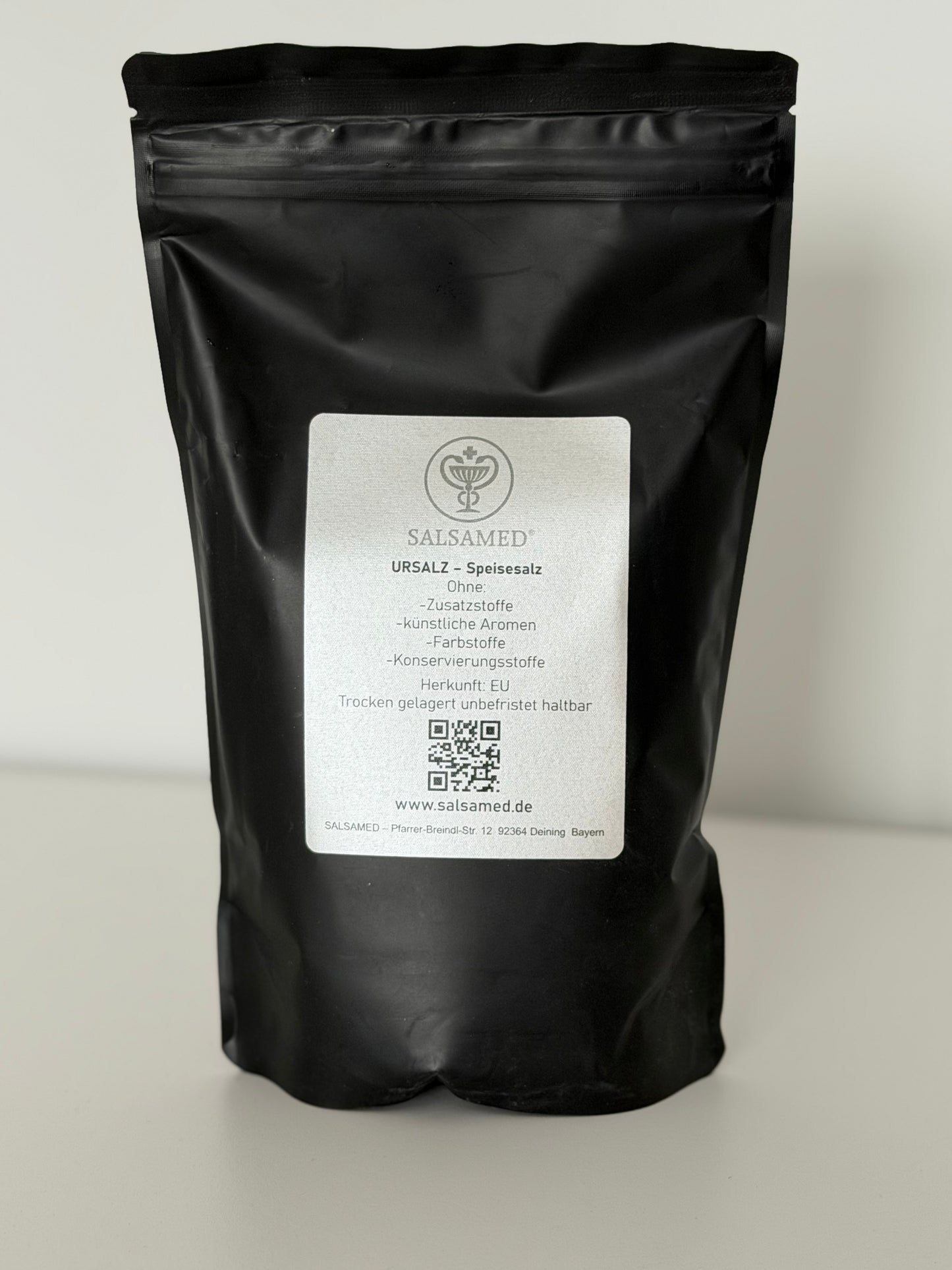 SALSAMED Ursalz (grobkörnig, 1 kg Speisesalz)
