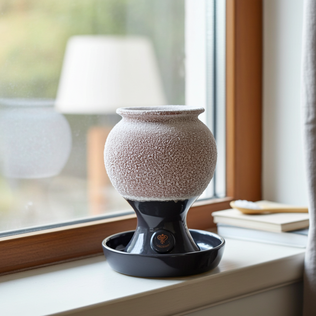 SALSAMED Salt Goblet – Anthracite (glazed)