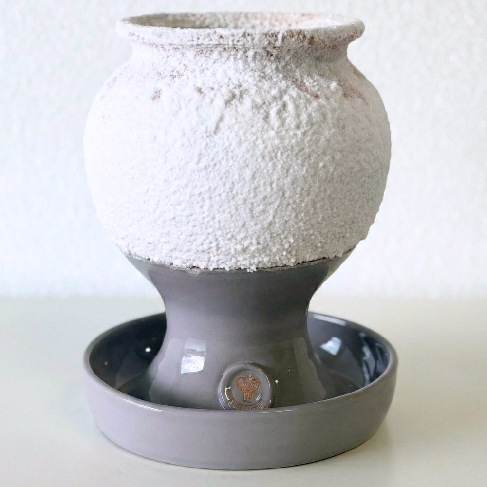 Gobelet à sel SALSAMED – Taupe (émaillé)