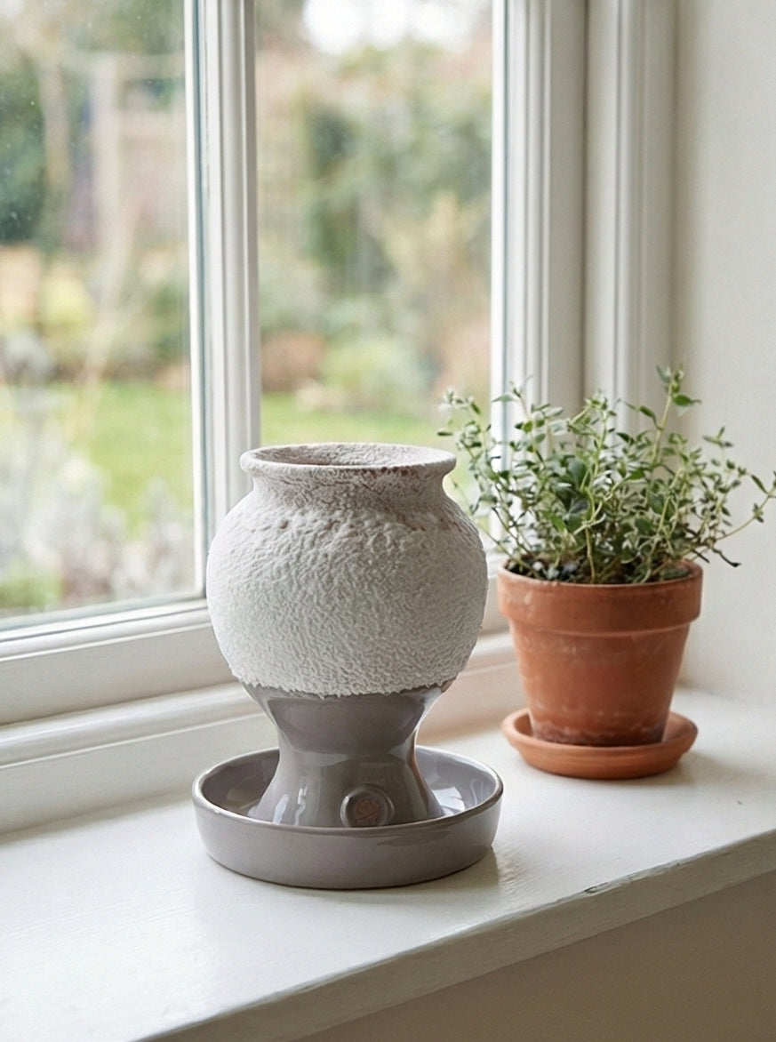 Gobelet à sel SALSAMED – Taupe (émaillé)