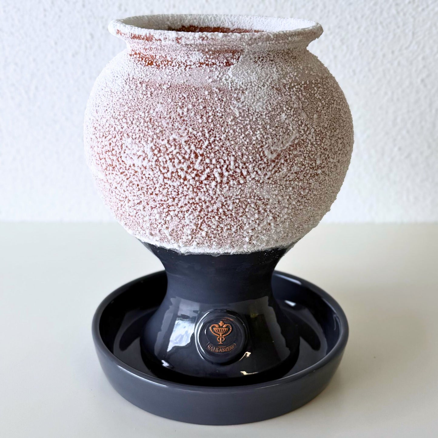 SALSAMED Salt Goblet – Anthracite (glazed)