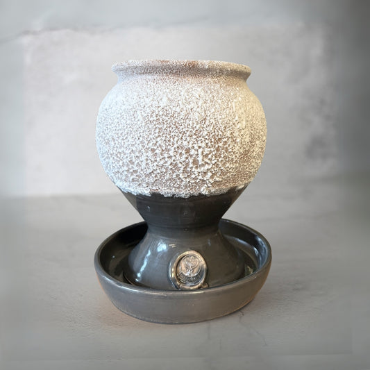 Tasse à sel SALSAMED – couleur anthracite (émaillée), taille « M »