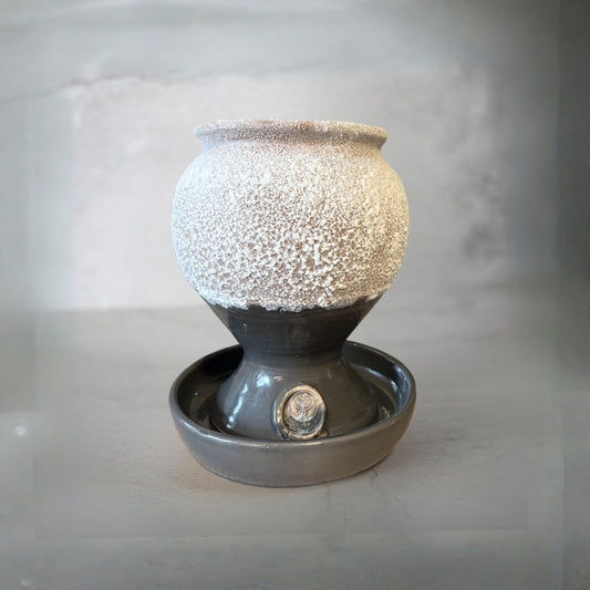 SALSAMED Salzkelch – Farbe Anthrazit (glasiert), Größe "S"