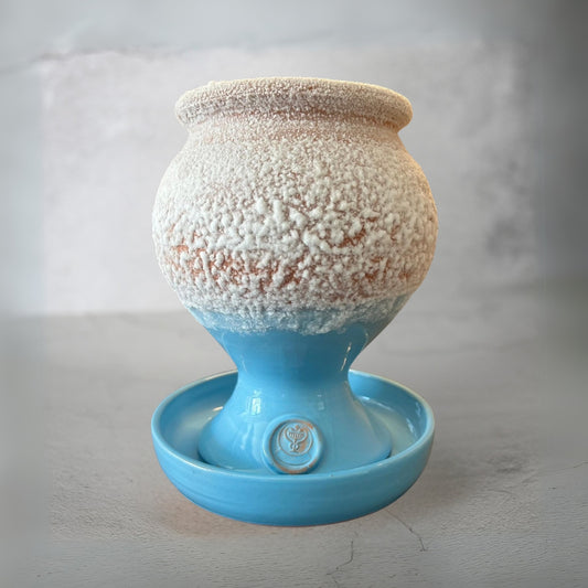 Tasse à sel SALSAMED – Couleur bleue (émaillée), taille « M »
