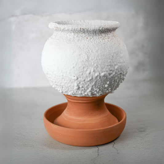 SALSAMED Salt Cup – Natural (unglazed), Size "M"