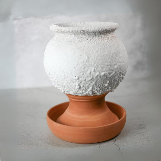 SALSAMED Salt Cup – Natural (unglazed), Size "S"