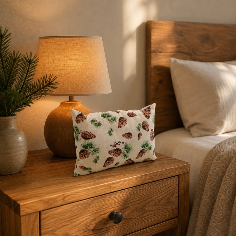 Coussin décoratif au pin cembro 26 × 19 cm